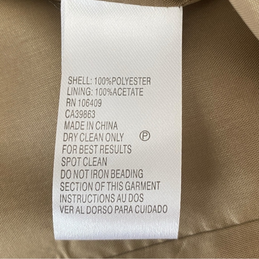 Tahari luxe Pink and Tan Dress with Jacket size 16 - Picture 14 of 14